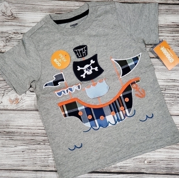 4T NWT Pirate Ship T-Shirt - Picture 2 of 3
